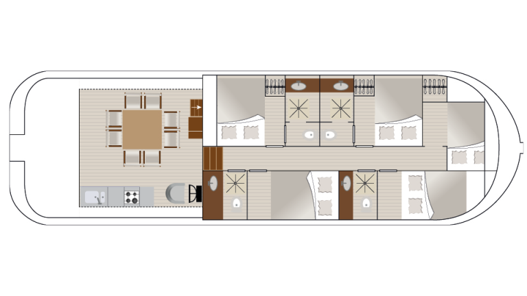 LaPéniche 5 cabines